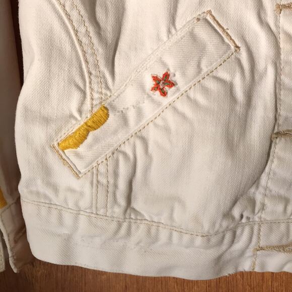 American Eagle Outfitters Cream  Pure Cotton Denim Jacket. M - Picture 9 of 9